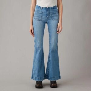 NWT American Eagle Outfitters AE Next Level Festival Flare Jeans Size 20 Long